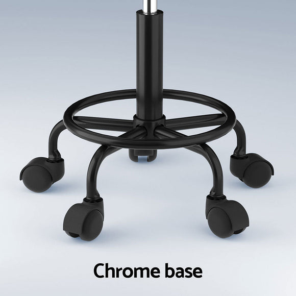 Artiss Salon Stool Square Swivel Chair Black - RnR Galore