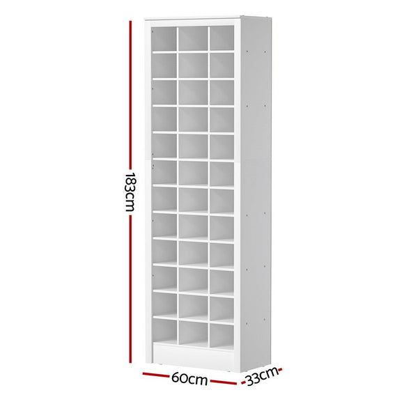 Artiss Shoe Rack 12 - tier 36 Pairs Storage White - RnR Galore