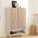 Artiss Shoe Rack Cabinet 24 Pairs 6 - tier White - RnR Galore