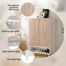 Artiss Shoe Rack Cabinet 24 Pairs 6 - tier White - RnR Galore
