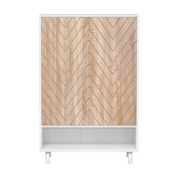 Artiss Shoe Rack Cabinet 24 Pairs 6 - tier White - RnR Galore