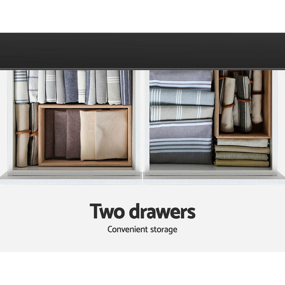 Artiss Shoe Rack Cabinet 30 Pairs White Eve - RnR Galore