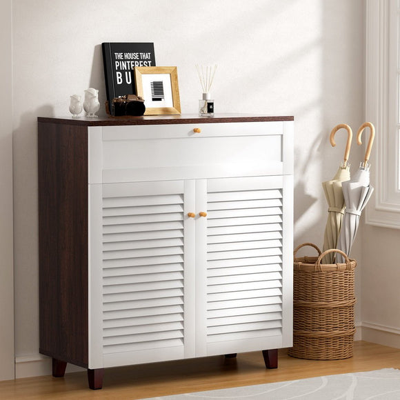 Artiss Shoe Rack Cabinet Shoes Storage Drawer 16 Pairs - RnR Galore