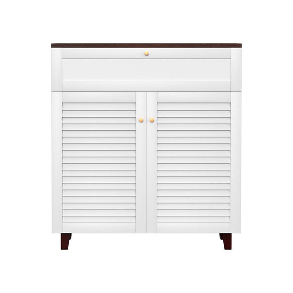 Artiss Shoe Rack Cabinet Shoes Storage Drawer 16 Pairs - RnR Galore