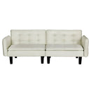 Artiss Sofa Bed 3 Seater Tufted Faux Linen Beige - RnR Galore