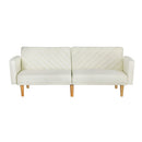 Artiss Sofa Bed Convertible Lounge 3 Seater Futon Couch Recliner Fabric Beige - RnR Galore