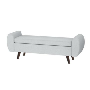 Artiss Storage Ottoman Blanket Box Armrest 140cm Grey - RnR Galore