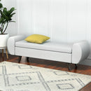Artiss Storage Ottoman Blanket Box Armrest 140cm Grey - RnR Galore