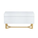 Artiss Storage Ottoman Blanket Box Criss - cross Linen White - RnR Galore