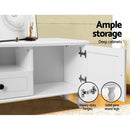 Artiss TV Cabinet Entertainment Unit 160cm White Kubi - RnR Galore