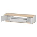 Artiss TV Cabinet Entertainment Unit Stand 180CM White Wood - RnR Galore