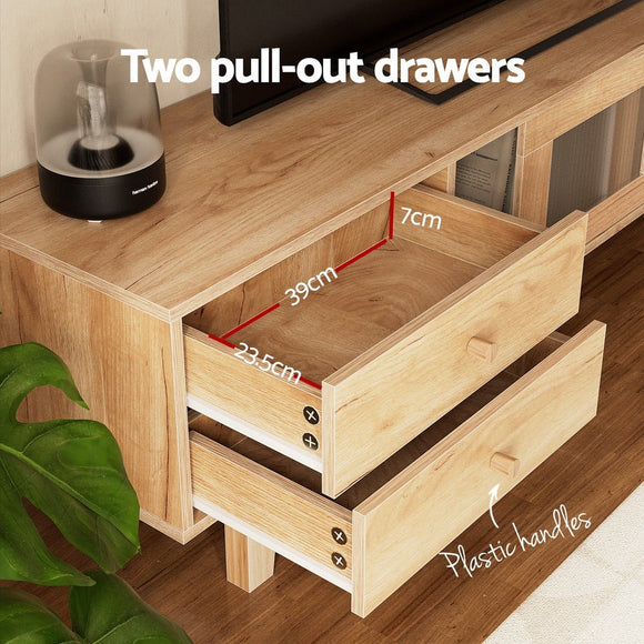 Artiss TV Cabinet Entertainment Unit Stand Storage Drawer 180CM - RnR Galore