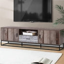 Artiss TV Cabinet Entertainment Unit Stand Storage Wooden Industrial Rustic 180cm - RnR Galore