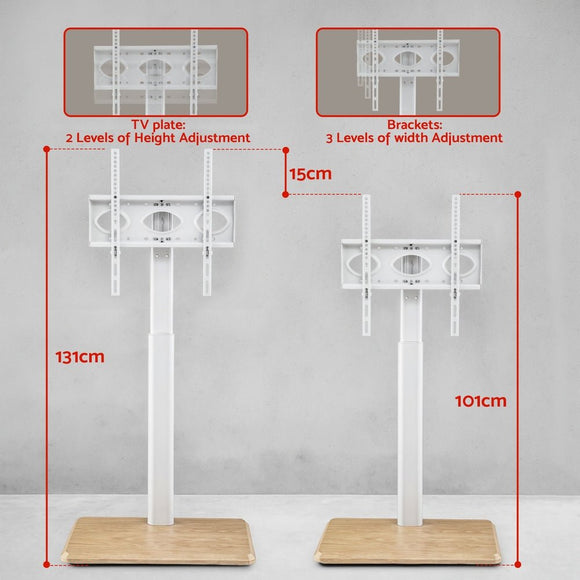 Artiss TV Stand 24 - 55" Swivel Height Adjustable Floor Mount for TVs - RnR Galore