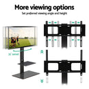 Artiss TV Stand Mount Bracket for 32" - 70" LED LCD 2 Tiers Storage Floor Shelf - RnR Galore