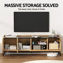 Artiss TV Unit Entertainment Unit Storage Cabinet Shelf 160cm Pine - RnR Galore