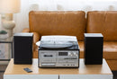 Audio Home Entertainment System (Black) Turntable, CDs, Vinyl, Wireless Streaming & More - RnR Galore