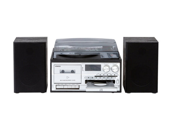 Audio Home Entertainment System (Black) Turntable, CDs, Vinyl, Wireless Streaming & More - RnR Galore