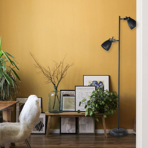 Audrey Floor Lamp - Black - RnR Galore