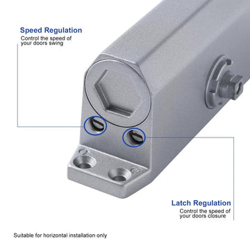 Auto Commercial Door Closers Hydraulic Door Closer for Home Commercial Door 45 - 60kg - RnR Galore