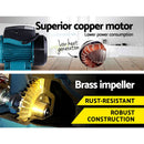 Auto Peripheral Water Pump Clean Electric Garden Farm Rain Tank Irrigation QB60 Yellow - RnR Galore