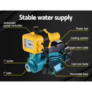 Auto Peripheral Water Pump Clean Electric Garden Farm Rain Tank Irrigation QB60 Yellow - RnR Galore