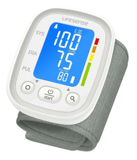 Automatic Digital Wrist Blood Pressure Monitor White - RnR Galore