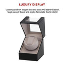 Automatic Watch Winder Display Box Case Motor Rotation Storage PU Leather - RnR Galore