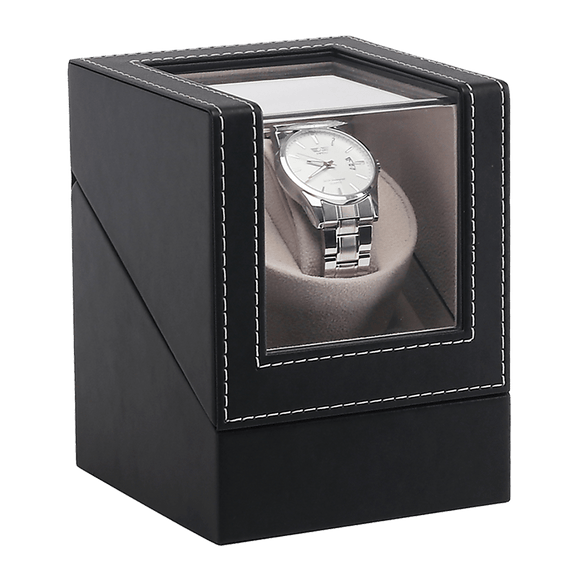 Automatic Watch Winder Display Box Case Motor Rotation Storage PU Leather - RnR Galore