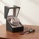 Automatic Watch Winder Display Box Case Motor Rotation Storage PU Leather - RnR Galore