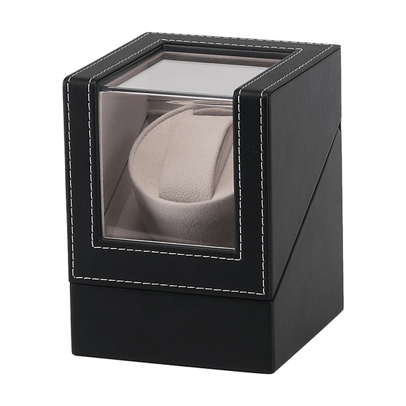 Automatic Watch Winder Display Box Case Motor Rotation Storage PU Leather - RnR Galore