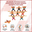 Balancing Stacking Blocks Educational Balance Wooden Acrobatic Toys Game - RnR Galore