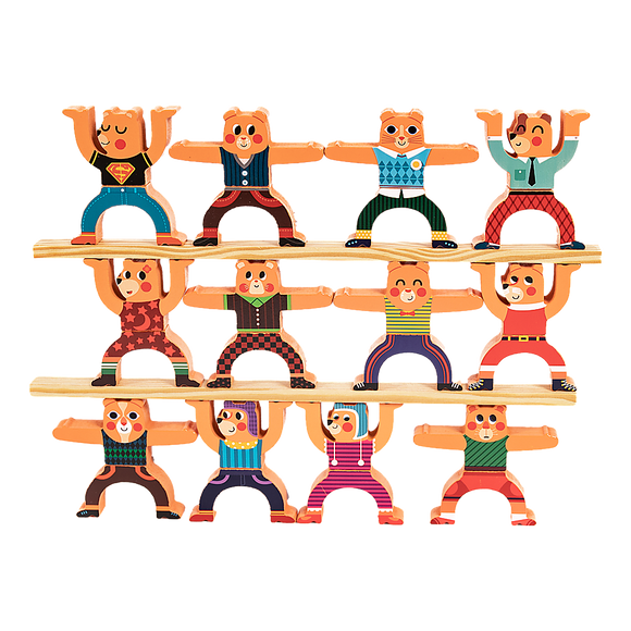 Balancing Stacking Blocks Educational Balance Wooden Acrobatic Toys Game - RnR Galore