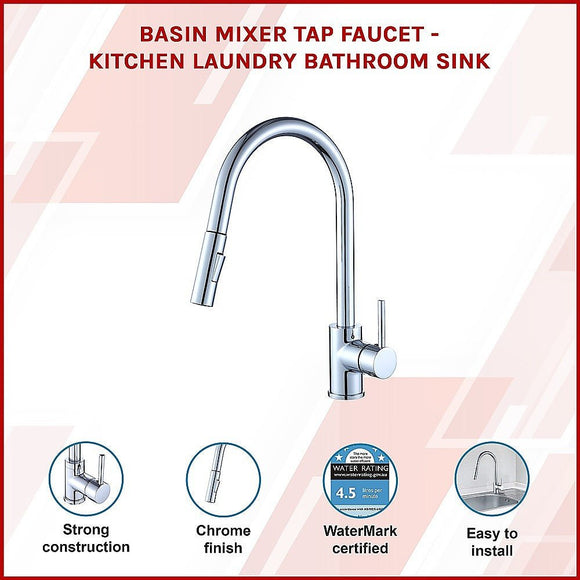 Basin Mixer Tap Faucet - Kitchen Laundry Bathroom Sink - RnR Galore