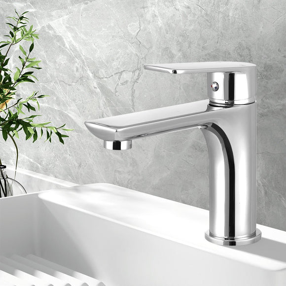 Bathroom Basin Mixer Tap Brass Faucet Vanity Laundry Sink Chrome - RnR Galore