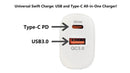 BDI 25W PD Quick Charger AU plug with USB - A and Type - C Ports - RnR Galore