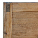 Bed Frame King Size in Solid Wood Veneered Acacia Bedroom Timber Slat in Oak - RnR Galore