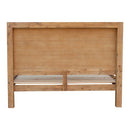 Bed Frame King Size in Solid Wood Veneered Acacia Bedroom Timber Slat in Oak - RnR Galore