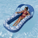 Bestway Inflatable Floating Float Lounger with Sunshade Canopy 1.98Mx1.12M Blue - RnR Galore