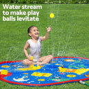Bestway Kids Splash Pad Pool Sprinkler Spray Play Mat Water Fun Toys 170cm x140cm - RnR Galore