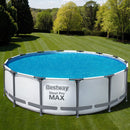 Bestway Pool Cover Solar Fits 4.17m Round Above Ground Swimming Pool Blanket - RnR Galore