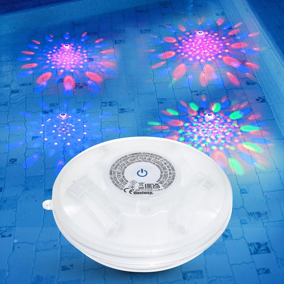 Bestway Pool Float Lamp LED Lights 7 Modes Multi Color Lamps For Pools - RnR Galore