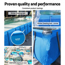 Bestway Swimming Pool 300x201x66cm Steel Frame Above Ground Pools w/ Filter Pump 3300L - RnR Galore