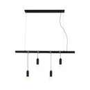 Bikkel 4 Lights Pendant Light - Black - RnR Galore