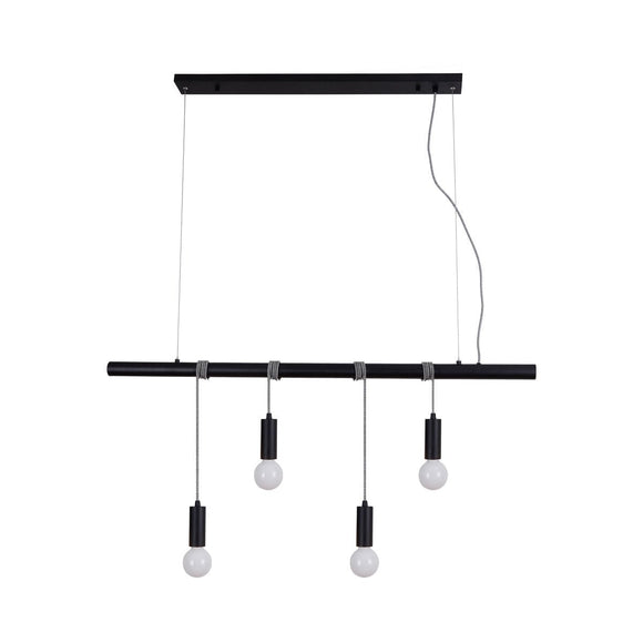 Bikkel 4 Lights Pendant Light - Black - RnR Galore