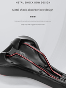 Black and blue Mountain Bike Saddle - Comfortable and Durable Bicycle Seat for MTB and Road Bikes - RnR Galore
