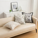 Black Elegant Black & White Tree Print Cushion Cover - Modern Home Decor - RnR Galore