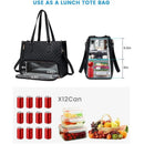 Black Insulated Lunch Bag and Laptop Cooler - Perfect for Keeping Food Fresh - RnR Galore