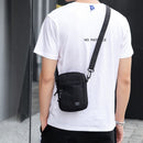 Black Mini Streetwear Oxford Cloth Crossbody Bag - Ultra - Light (200g) Fashion Sling Pack, Fits 8 - inch Tablet - RnR Galore