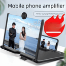 Black Portable 10 - Inch Mobile Phone Screen Magnifier with Foldable Stand - 3D HD Video Amplifier for Movies & Reading - Pull - Out Design Compatible with All Smartphones - Ideal for Home, Travel & Camping - RnR Galore